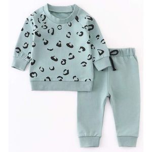 Infant Mint Leopard Set